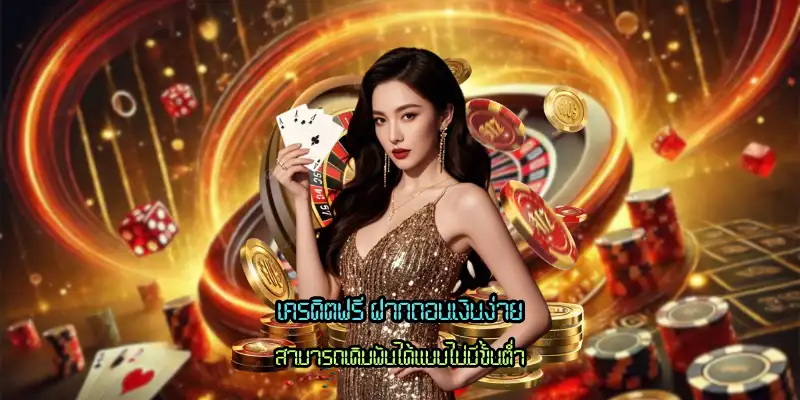 เครดิตฟรี ฝากถอนเงินง่าย