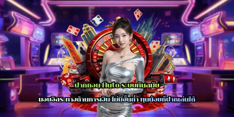 ฝากถอน Auto ระบบทันสมัย