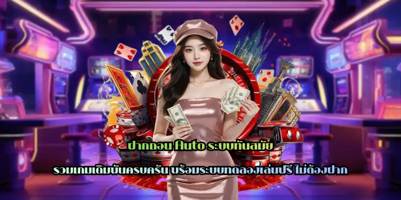 ฝากถอน Auto ระบบทันสมัย