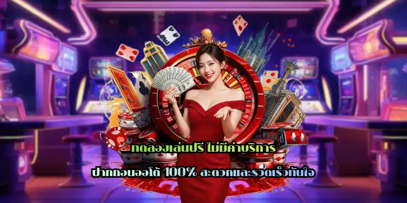 ทดลองเล่นฟรี ไม่มีค่าบริการ